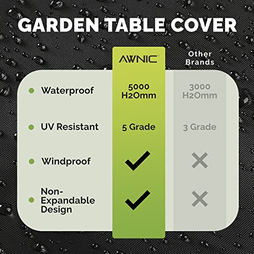 AWNIC - Set di mobili da giardino in rattan