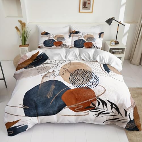 Housse de couette en polyester zippée pour simplifier le lit au quotidien