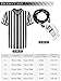 Ramede 8 Sets Referee Shirt with Whistle Official Football Referee Shirt Umpire Jersey Halloween Group Costume for Men Woman(XL)