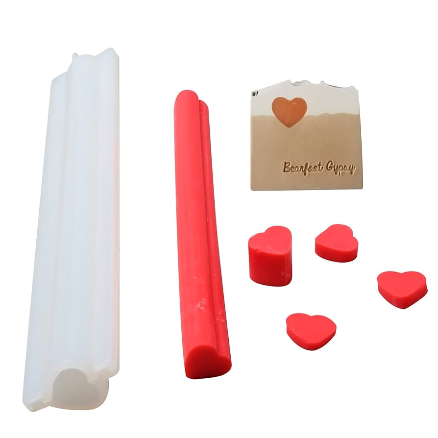 Amazon.co.jp: ハート型シリコンチューブ金型手作り石鹸装飾