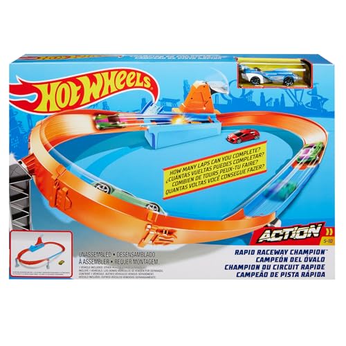 Hot Wheels Rapid Raceway Champion Playset