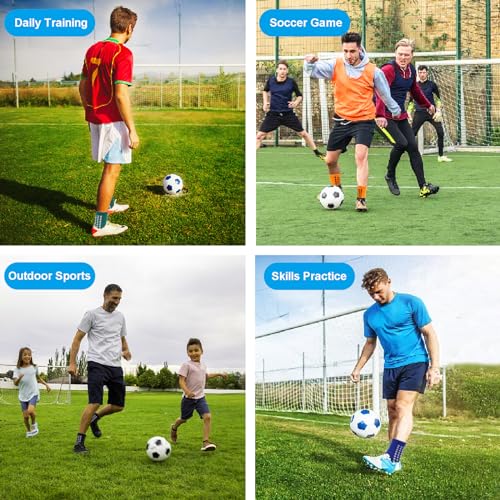 12 Pair Grip Socks Soccer, 12 Colors Non Slip Men Socks Grip Socks Youth Grip Football Socks for Adult3