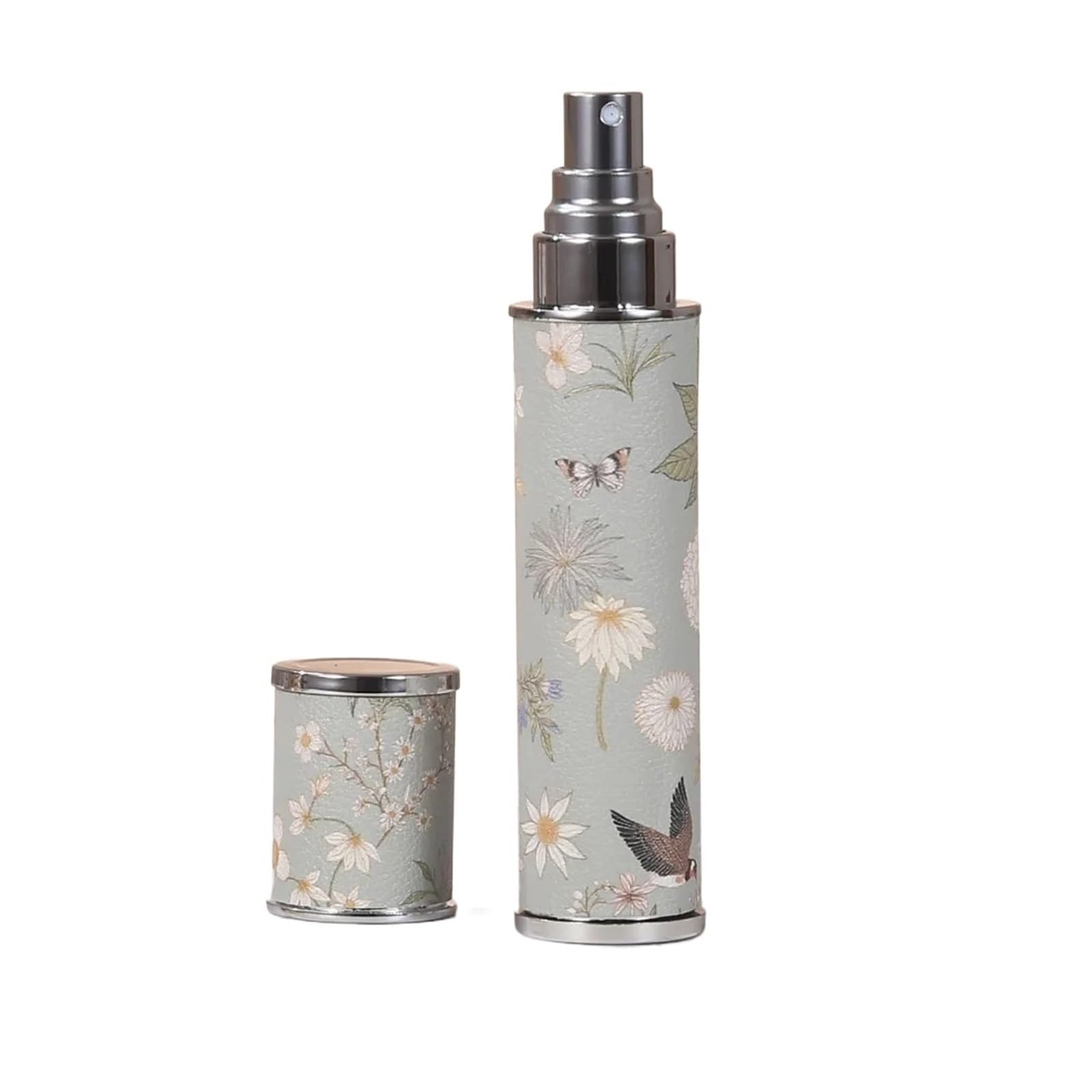 Zgcrumphant Women's Color 2 Leather Perfume Bottle 10Ml Refillable Perfume Atomizer