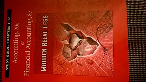 Accounting 20e or Financial Accounting 8e (Stud... 032405193X Book Cover