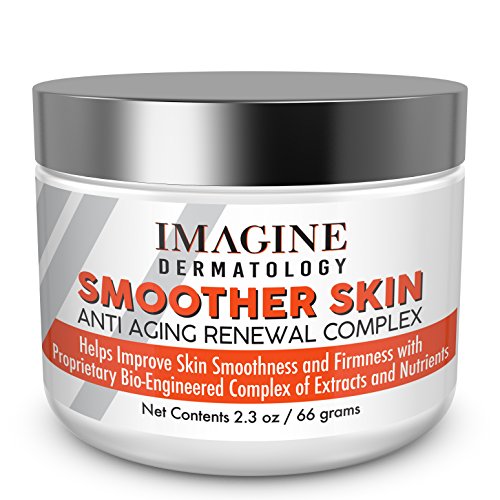 Smoother Skin Renewal Complex Anti-Aging Anti Wrinkle Treatment Cream Algae Yeast Complex, Look Younger without Needles (2.3 oz) (66 g)