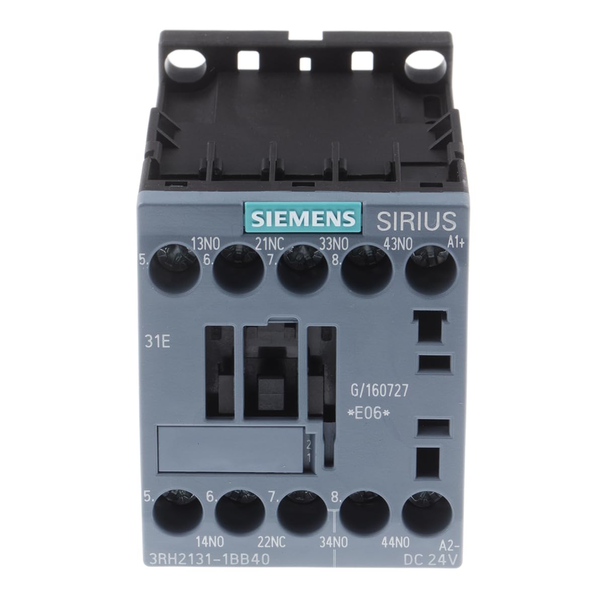 Relé auxiliar CONTACTOR AUX.3NA+1NC DC 24V S00 TORN.