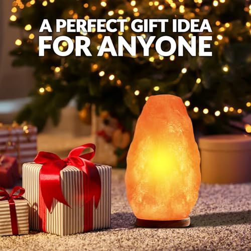 Himalayan Glow Salt Lamp with Dimmer Switch 5-7 lbs