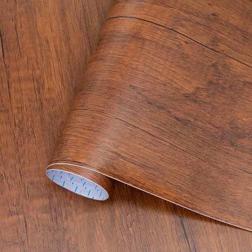 Image of CREON Wood Peel and Stick Wallpaper Thick Decorative Self Adhesive Contact Paper Countertops Waterproof Wood for Cabinets Table Furniture Kitchen Cabinet ETC (Texture 01, 16X150 in)