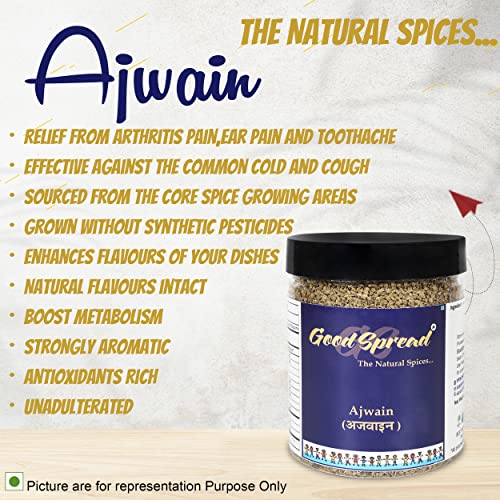 Image of GoodSpread's Organically Grown Ajwain: 200gm - Pure, Natural, and Rich in Flavor sourced from the soil of Rajasthan