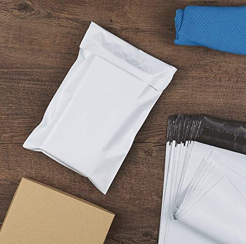 Image of Courier Poly Bags For Packing Size: 8x10 Inches|Envelopes|Pouches Cover with POD (60 Microns) Tamper Proof E commerce Packaging Material (8x10 Inches, 200)