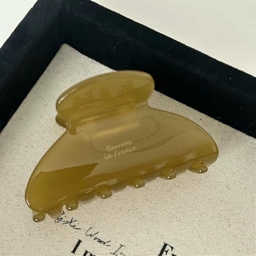 Elegante pinza para el pelo de acetato de tamaño mediano, pinza de tiburón para mujer, accesorios para el cabello