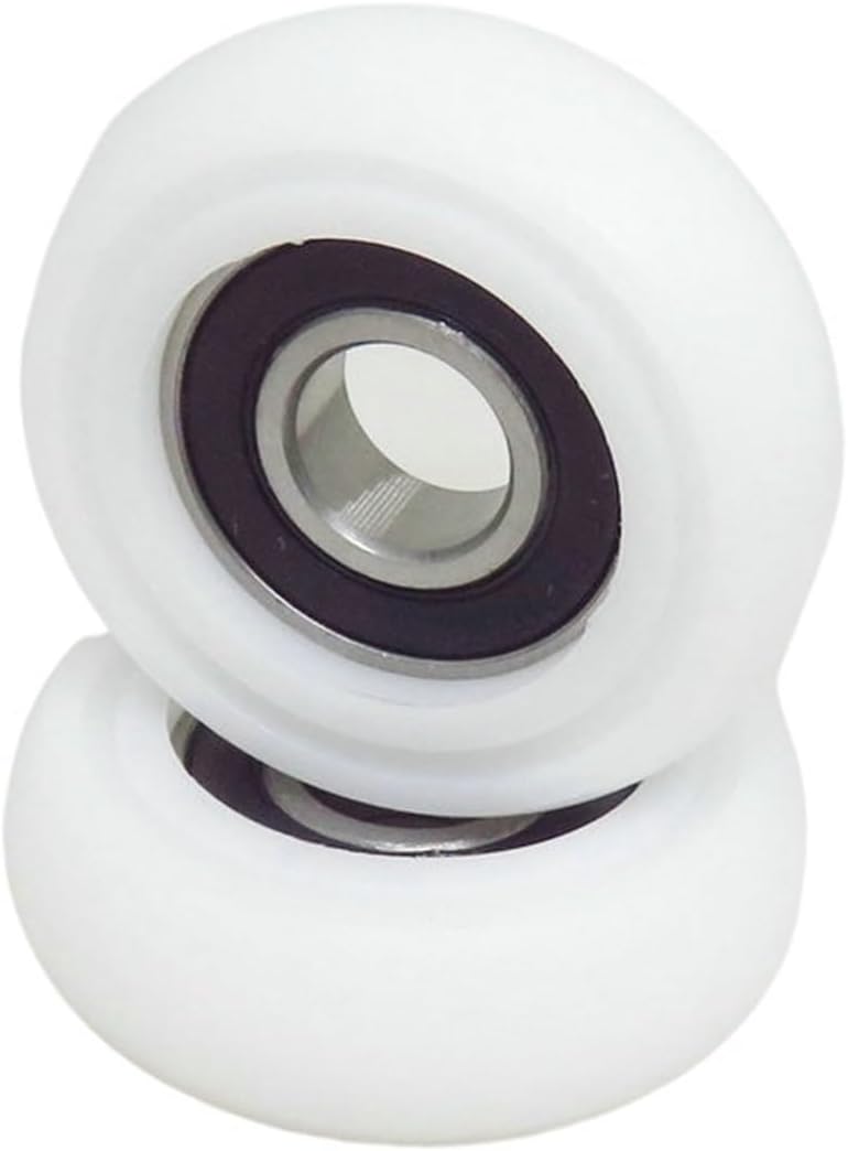 1PCS OD 45mm Plastic Coated Bearing Roller with 6001 Bearing 12x45x14mm BSR600145-14 Nylon Pulley for Fruit Sorting Machine