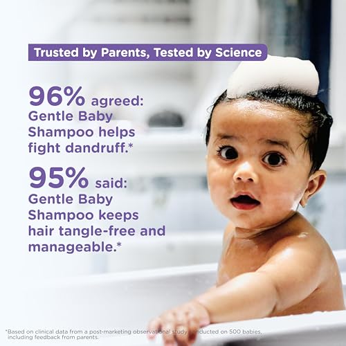 Image of Himalaya Gentle Baby Shampoo 600ml | No Tears formula | Cleanses, softens and nourishes baby's hair (Pack of 5)