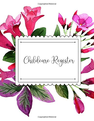 Childcare Register: Childcare In and Out Attendance Register for Visitor/Parent| Daily Sign in