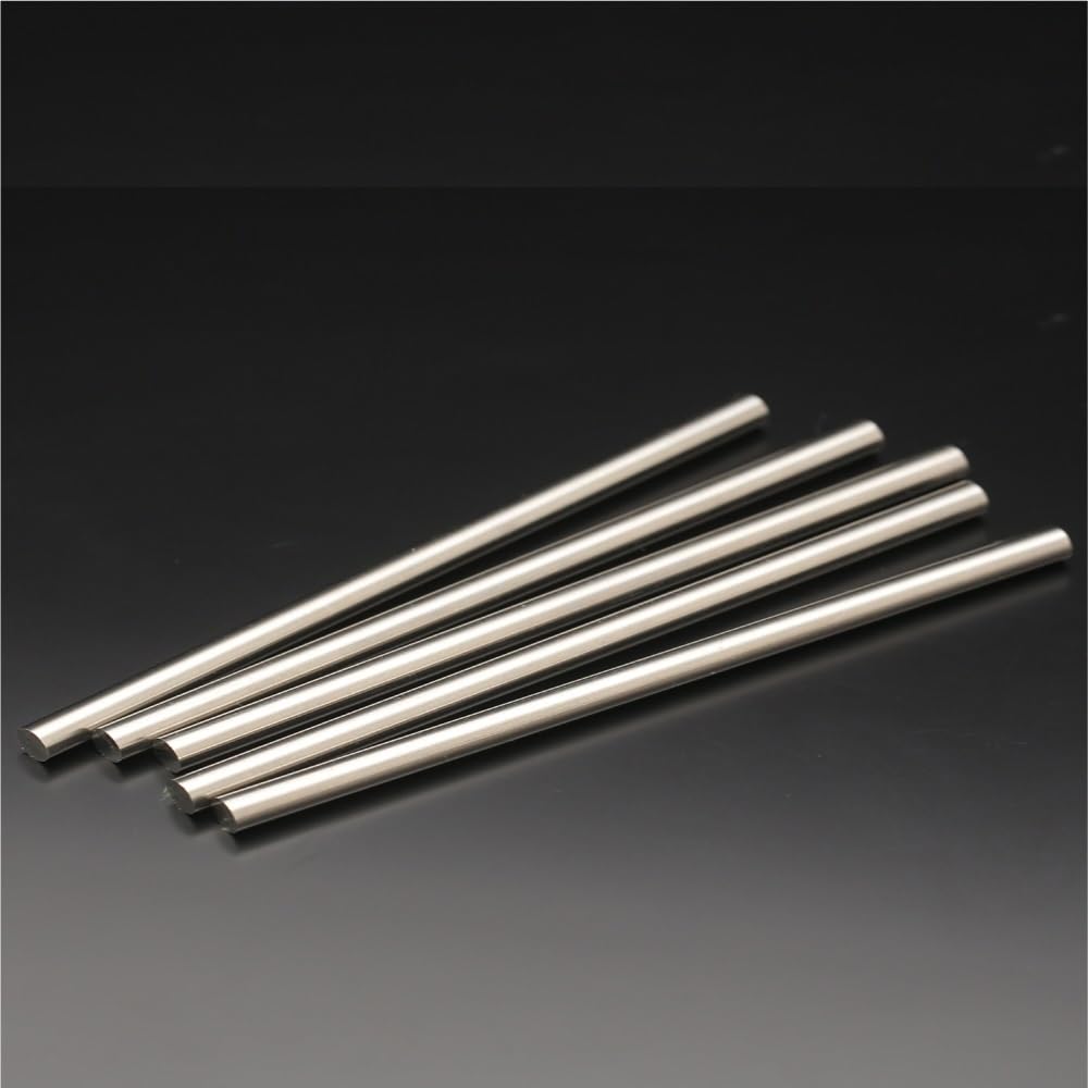 Sourcing Map Lot 10 Barres Laiton Rond 1.5mm Diamètre 300mm - Modélisme Bricolage
