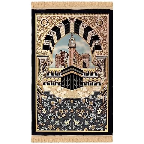 YJZQ Tapis de prière Velours Tapis Cover