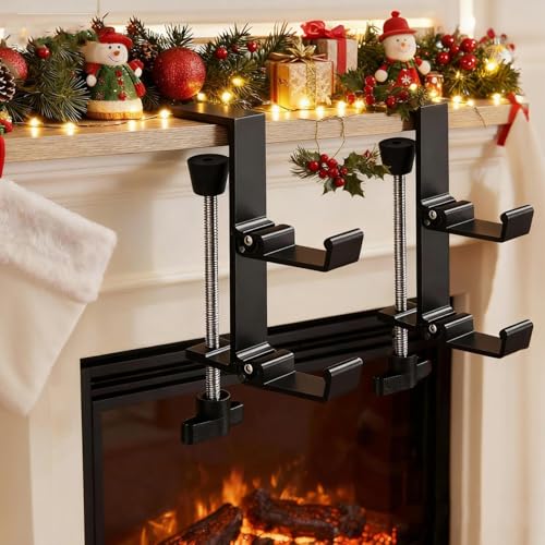 Supports de chaussettes de Noël sans perçage pour meuble et cheminée - 3