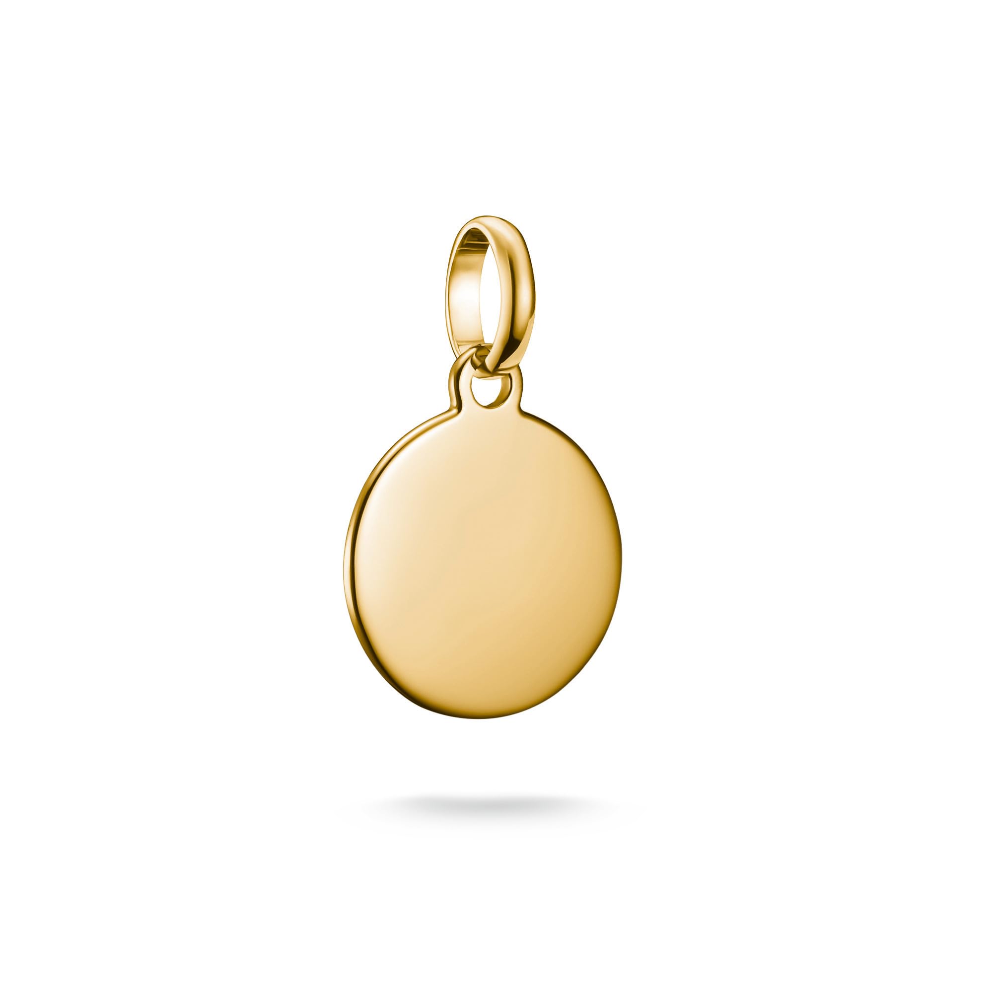 THOMAS SABO Charm Club Connect Charm-Anhänger Coin und Herz Recyceltes 925 Silber