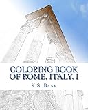 Coloring Book of Rome, Italy. I