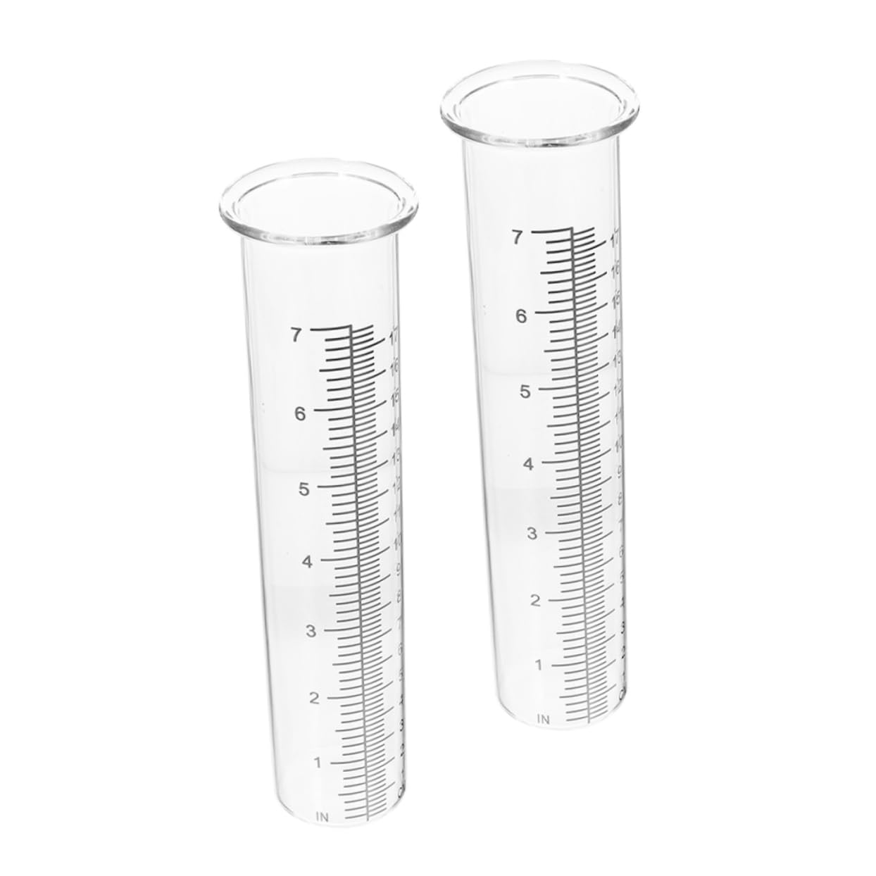 GANAZONO Rain Gauge for Deck 7 Rain Gauge Tube Replacement Plastic for Garden Yard