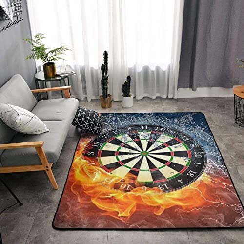 Tapis antidérapant avec bride de cible fléchettes haute adhérence - 5