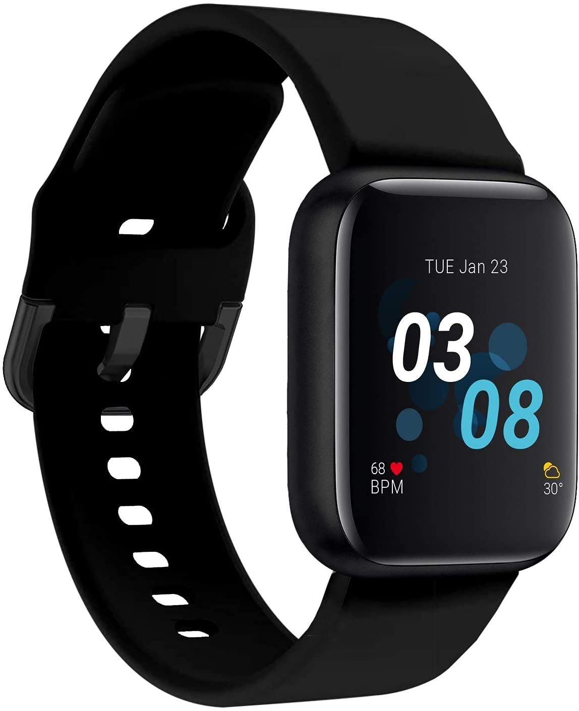 iTOUCH Air 3 Smartwatch Fitness Tracker for Men Women, with Heart Rate Tracker, Step Counter, Notifi
