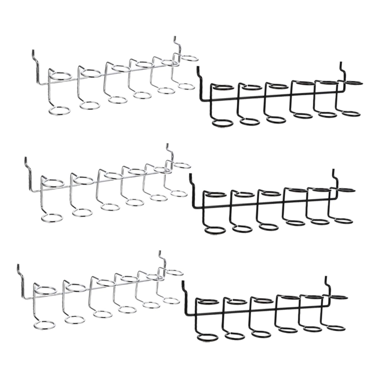 PLAFOPE Screw Driver Holders Organizers 6pcs Pegboard Screwdriver Mountable Tool Storage for Garage Workshop