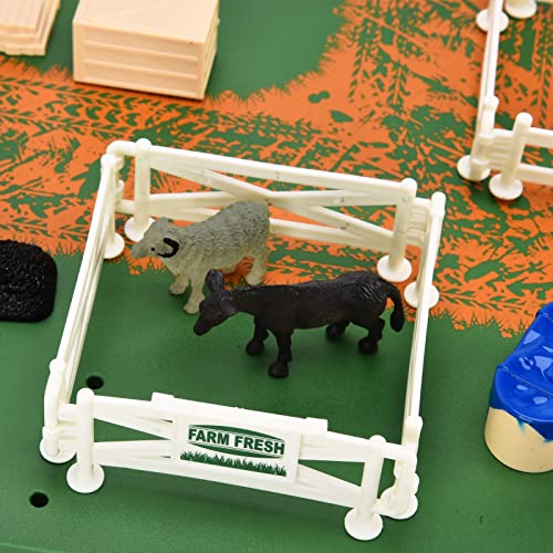 Zerodis Bauernhoftiere Kindersimulation Lebensszene Land Dinosaurier Zoo 2021 – Bild 6