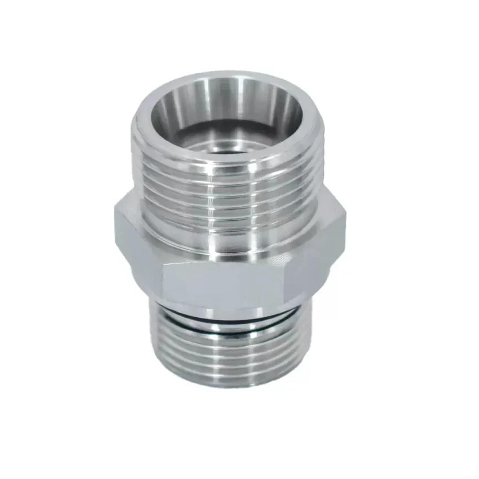 Epaknhgd Men's M22x1.5 1Pc Thread External Pipe Hydraulic Fittings Adapter