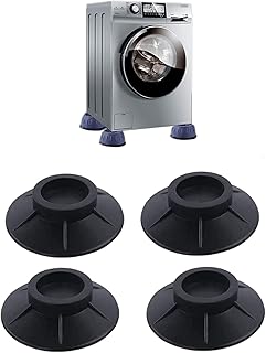 GNAUMORE Washing Machine Rubber Feet Pad,4PC Washing Machine Feet Pads,Washing Machine Feet,Anti Vibrant Pads Washing Machine,for Washing Machine and Dryer
