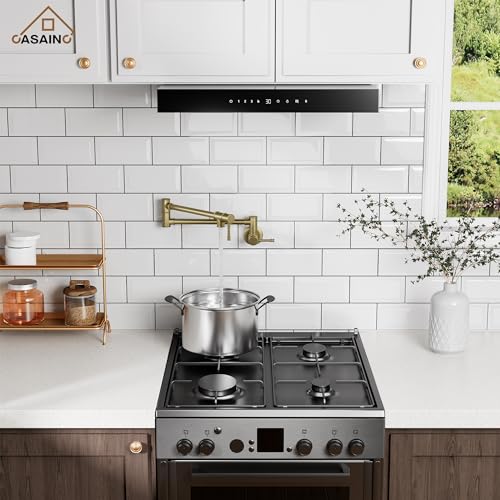 Casainc Pot Filler Faucet, Brushed Gold Pot Filler Wall Mount, Kitchen Sink Pot Filler Faucet Brass Made thumb #1