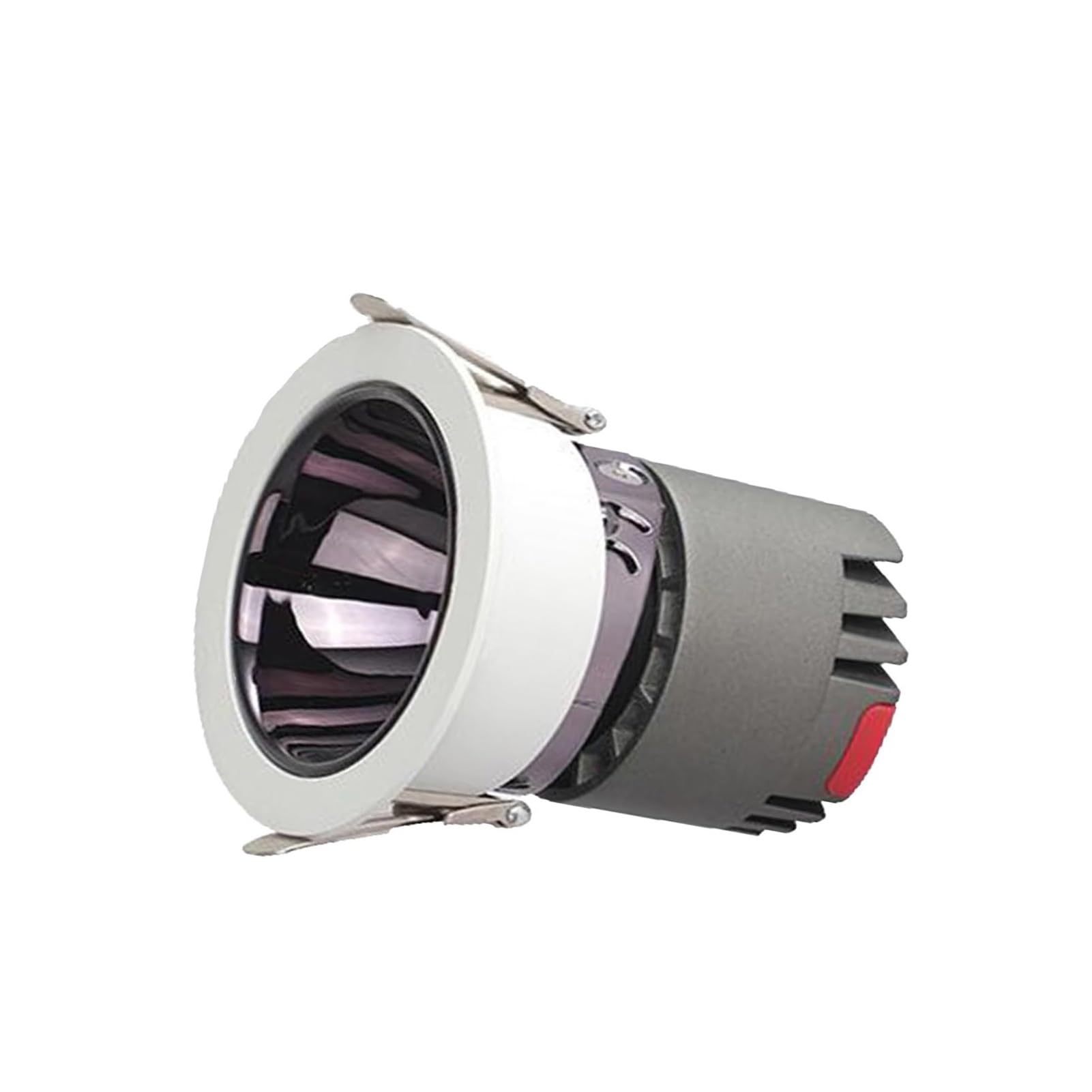 Recessed sufitowe światła – kąt świecenia 30°, wąski bezel, antyodblaskowy reflektor LED, światło punktowe, antyodblaskowe, do salonu, sypialni, RV (ciepłe białe światło (3000 K), 15 W