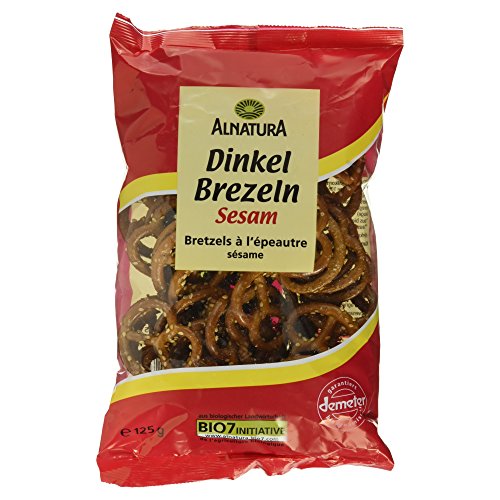 Alnatura Bio Dinkel-Brezel mit Sesam, 125g