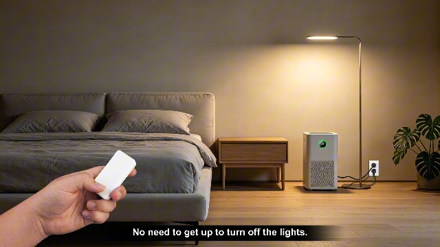 Image of Greencycle Remote Control Outlet 2 Plugs,Detachable Wireless Light Switch