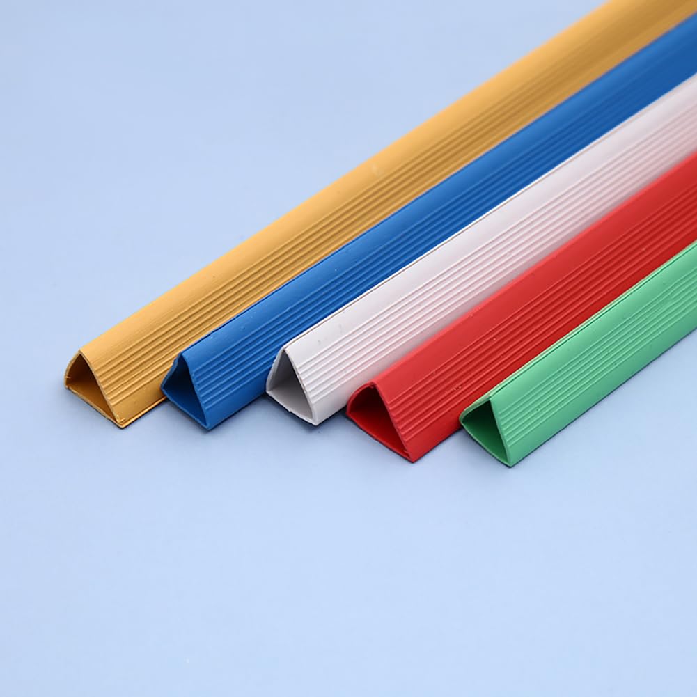 GSHLLO 15 Pcs 31cm Long Plastic Sliding Binder A4 Paper Binder Spine Bars Thin Slide and Grip Binding Bars Report Binder Sliding Bars Slide Document Holder Report Cover Clip for Classification