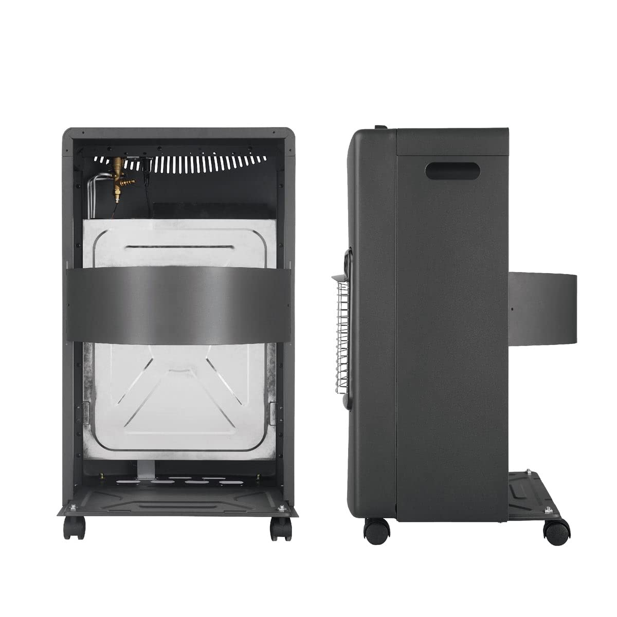GSC EVOLUTION - Estufa de Gas Butano 4200W - Triple sistema de Seguridad, Plegable, Cerámica, Llama Azul, 3 modos, 20-80m²