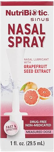 Miniatura 9 de NutriBiotic Spray nasal de 1 onza líquida  Lubricante nasal con extracto de semilla de pomelo y cloruro de sodio  Ayuda a eliminar los irritantes de