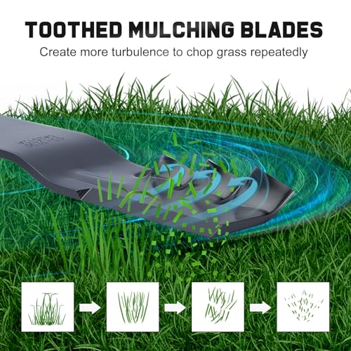 Image of Grasscool SS5000 Timecutter 50 inch 115-5059-03 Mulching Mower Blades for Toro Time Cutter MX5050 MX5000 MX5075 Z5000 50'' Deck Zero Turn Replace 110-6837-03