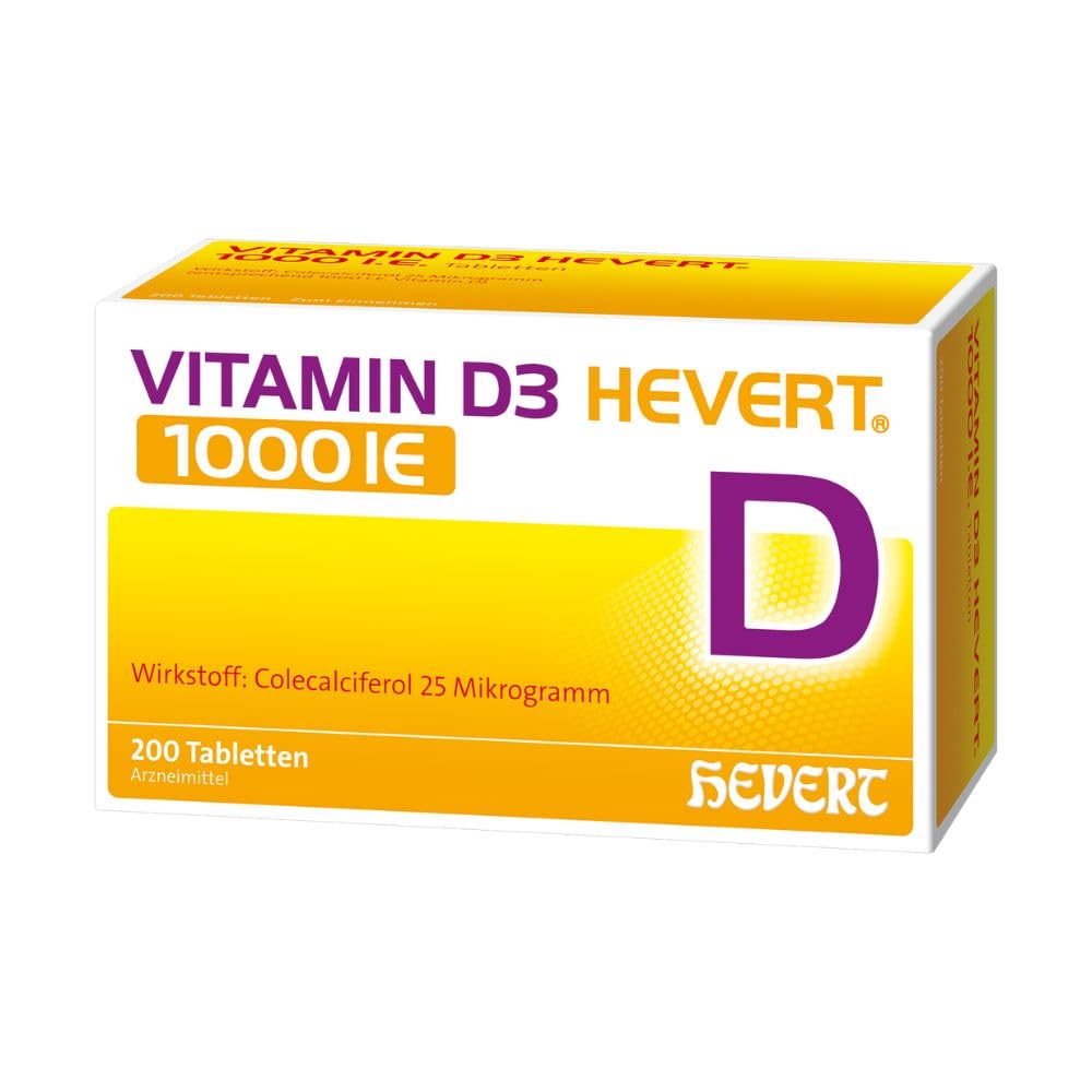Hevert Vitamin D3 Tabletten 1000 I.E.