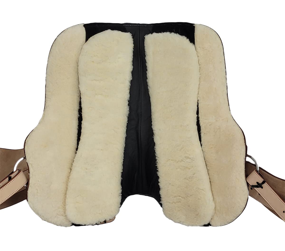 Western Chaud Selle 16  Eco- Cuir Buffalo Couleur Sbl Teinture