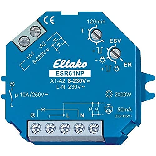 Eltako Stromstoß-Schaltrelais 1 Schließer ESR61NP-8..230V UC 61100001