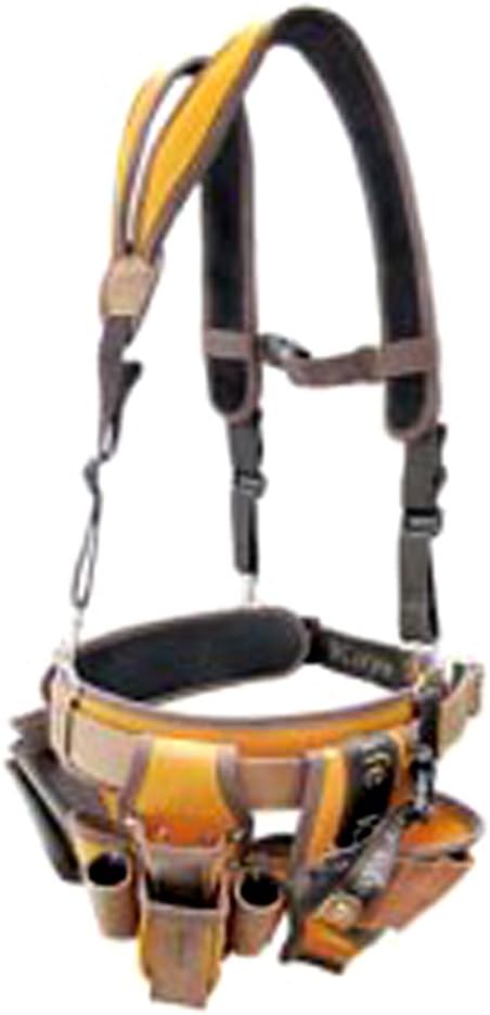 Kaya Life fabirc multi tool holders- Suspender+ Wide belt + Drill house+ Multipurpose tool housing+ Nail pocket 5pcs set - - 