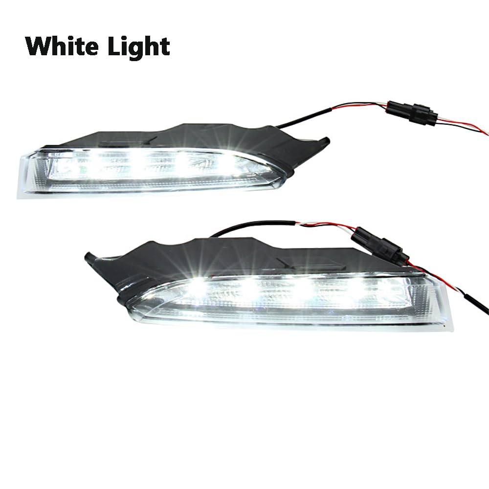 Riloer Car LED daytime Film Lights DRL, LED de coche luces duales DRL FIT para V * W SCIR*OCCO R 2010-2013