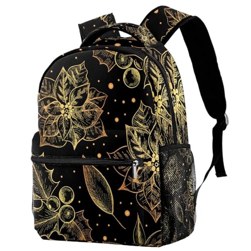 Sac de voyage décontracté motif baies dorées le cadeau de Noël parfait pour ado