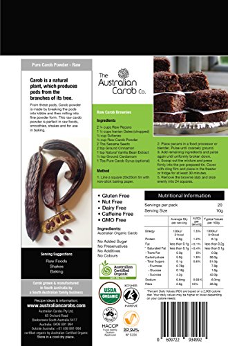 Australian Raw Organic Carob Powder #TOP1