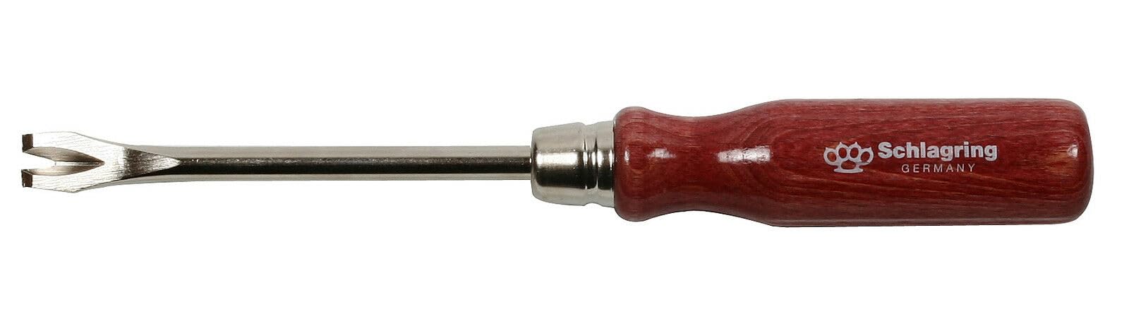Pied-de-biche avec manche en bois [Longueur utile env. 100 mm] - Fabriqué en Allemagne