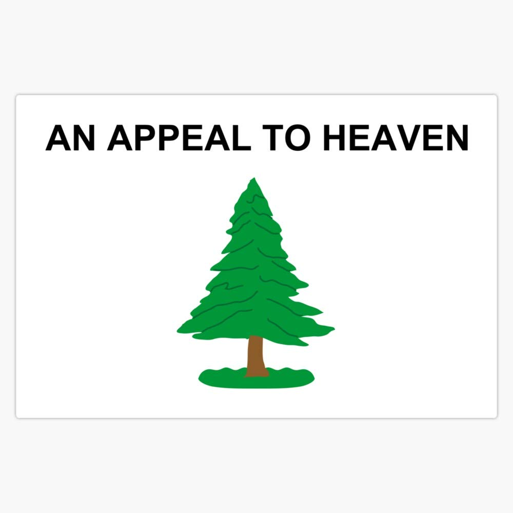 An Appeal to Heaven Flag The PineTree Flag Decal Vinyl Bumper Sticker 5"