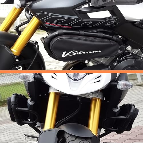 Alforjas para motocicleta V-Strom DL1000 (2013-2020), impermeables, con cierre de cremallera, montaje en chasis, pack de dos unidades miniatura 6