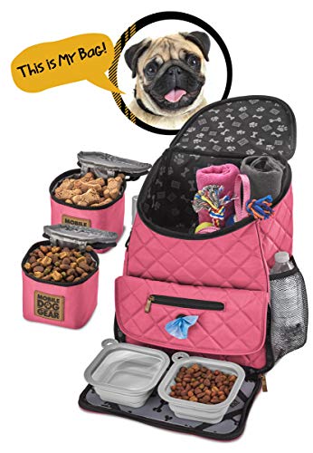Mobile-Dog-Gear-Unisex-Weekender-Backpack-Pink-One-Size-One-Size Mobile Dog Gear Unisex Weekender Backpack Pink One Size One Size