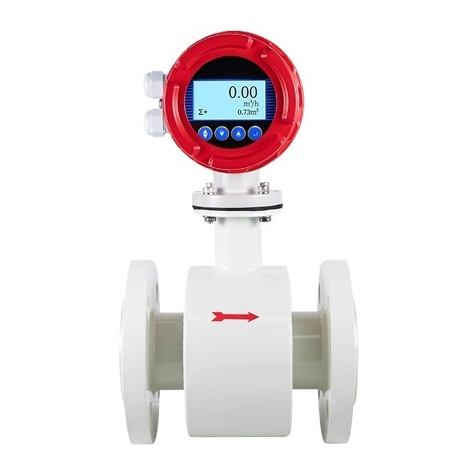 Medidor de Flujo electromagnético Medidor de Flujo Integrado en tubería(PTFE Lining DN40)